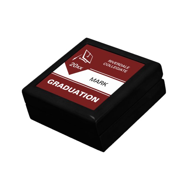 Personalized Graduation Gifts Jewelry Box (Side)