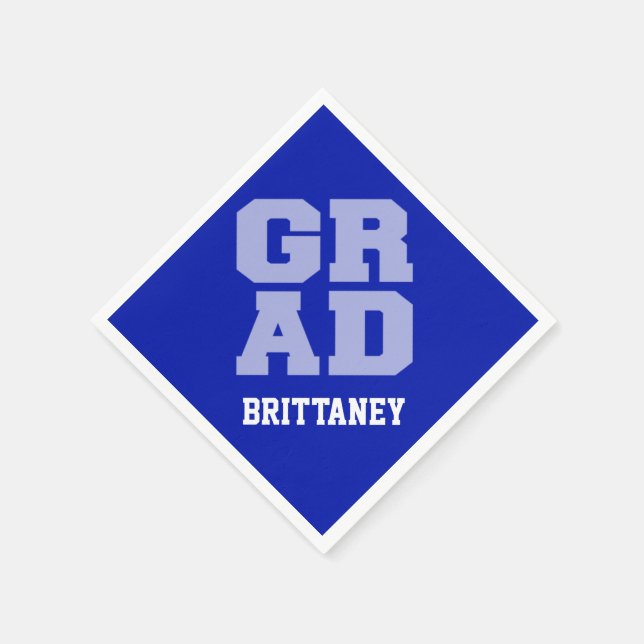 Personalized Graduation Ideas Napkins (Corner)