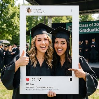 Personalized Graduation Instagram Selfie Photo  Frame