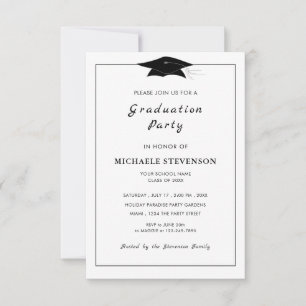 personalized Graduation Invitation Your Colors
