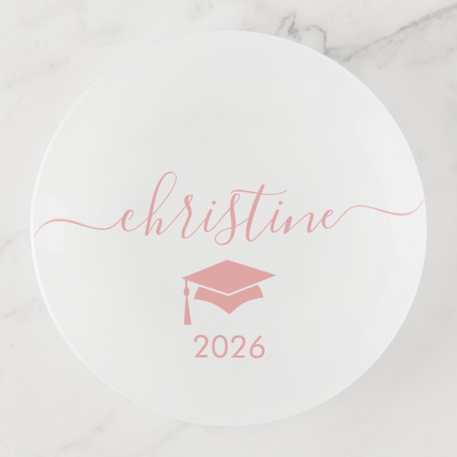 Personalized Graduation Jewelry Dish Class of 2026 (Front)