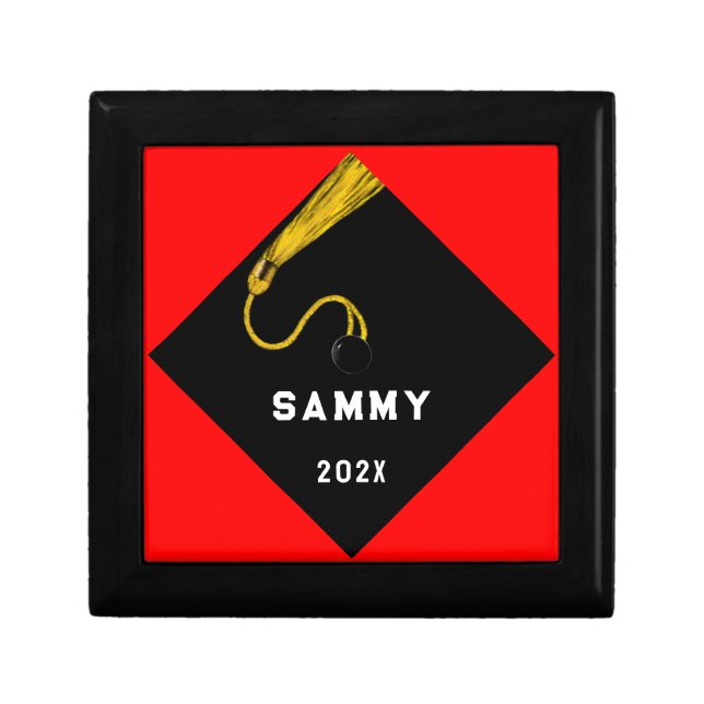 Personalized Graduation Keepsake Gift Box (Front)