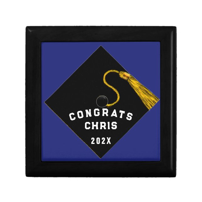 Personalized Graduation Keepsake Gift Box (Front)