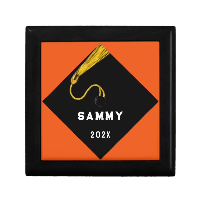 Personalized Graduation Keepsake Gift Box (Front)