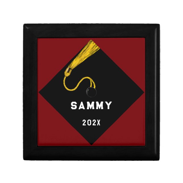 Personalized Graduation Keepsake Gift Box (Front)