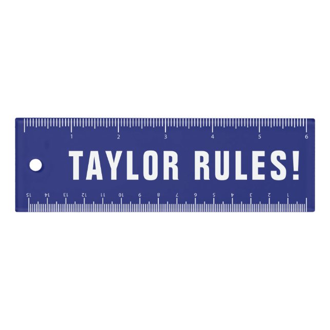 Personalized Graduation Keepsake Gift Ruler (Front)