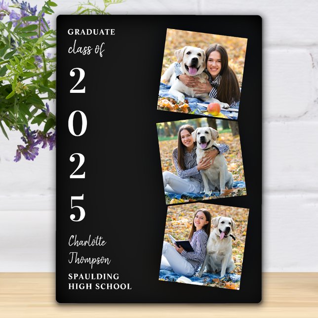 Personalized Graduation Keepsake Photo Collage Plaque (Creator Uploaded)