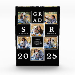 Personalized Graduation Keepsake Unique Collage Photo Block