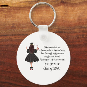 Personalized Graduation Keychain