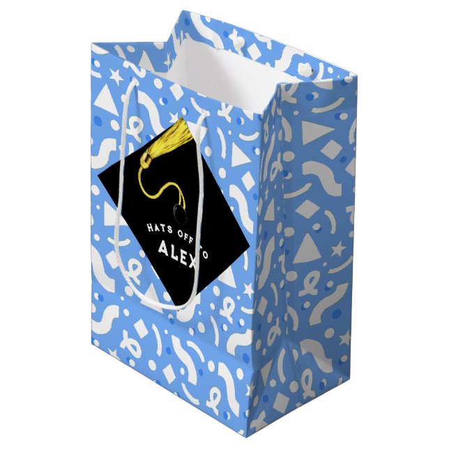 Personalized Graduation Medium Gift Bag (Front Angled)