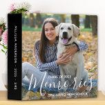 Personalized Graduation Memories Photo Album 3 Ring Binder<br><div class="desc">Celebrate your graduate and give a special personalized gift with this custom photo graduation photo album scrapbook. This unique graduate photo album binder will be a treasured keepsake. Customize with your favorite senior or college photos, front and back , and personalize with graduating year, high school or college, and name....</div>