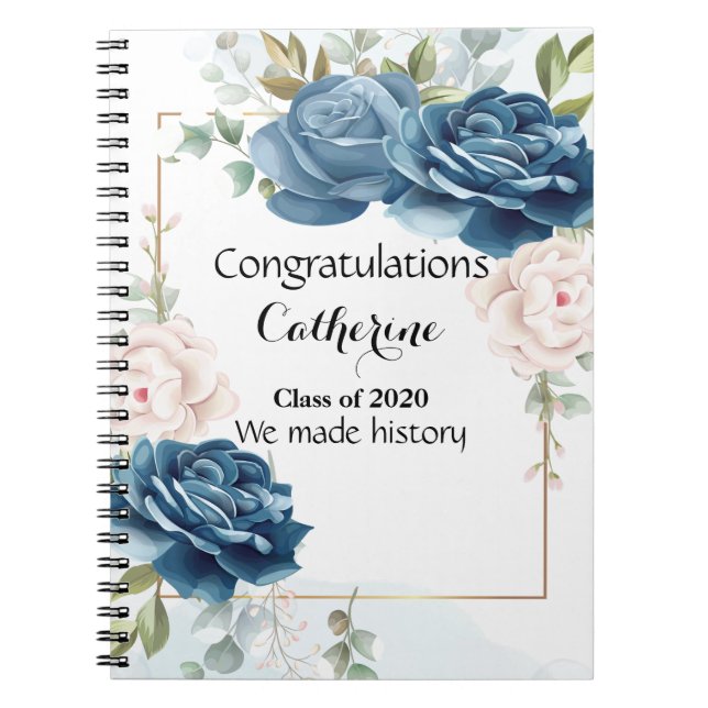 Personalized Graduation Memory Note Book (Front)