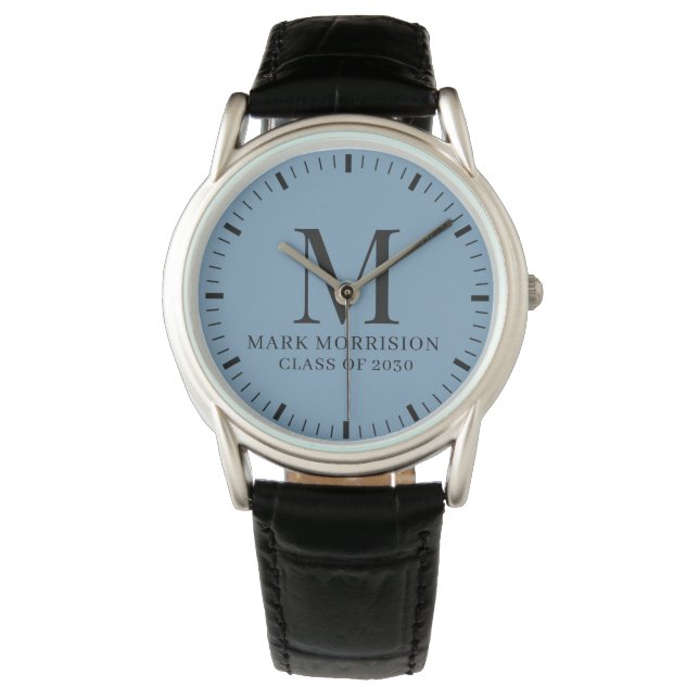 Personalized Graduation Monogram Class Year Watch (Front)