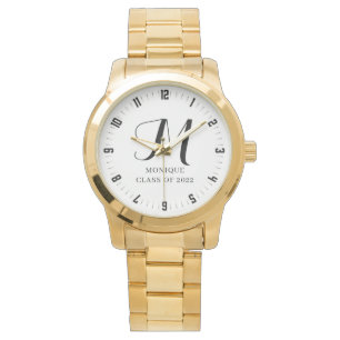 Personalized Graduation Monogram Class Year Watch
