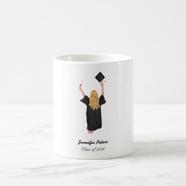 Class of 2020 Grad Graduation Ceramic Coffee Mug Black 