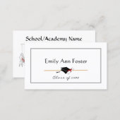 Personalized Graduation Name Cards (Front/Back)