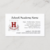 Personalized Graduation Name Cards (Back)