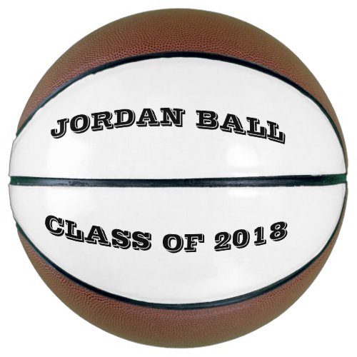 Personalized Graduation Name Class Year Sport Gift Basketball