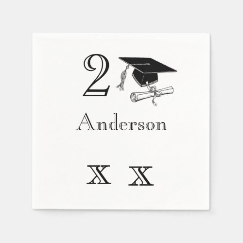 Personalized Graduation Napkins