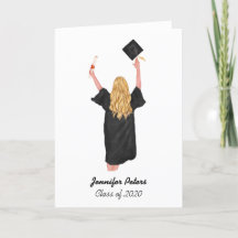 Personalized Graduation Note Cards - Class of 2020