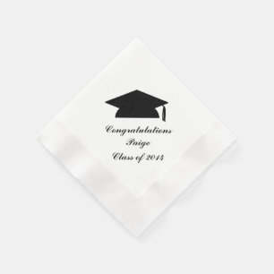 Personalized Graduation Paper Napkins