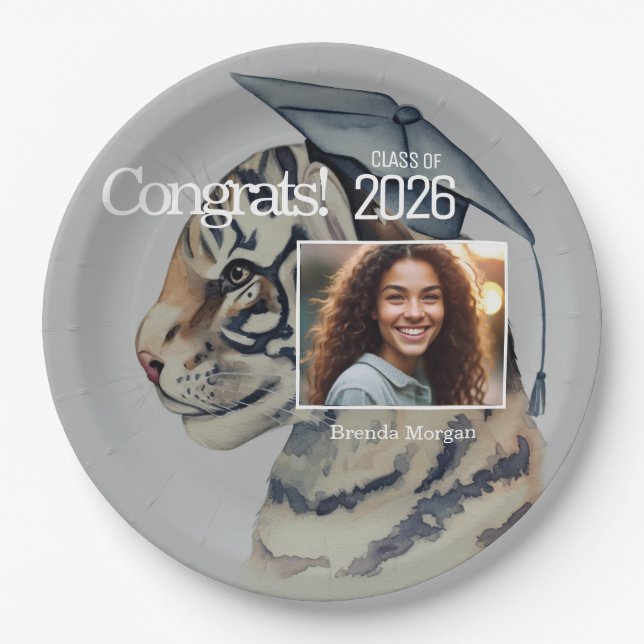 Personalized Graduation Paper Plates (Front)