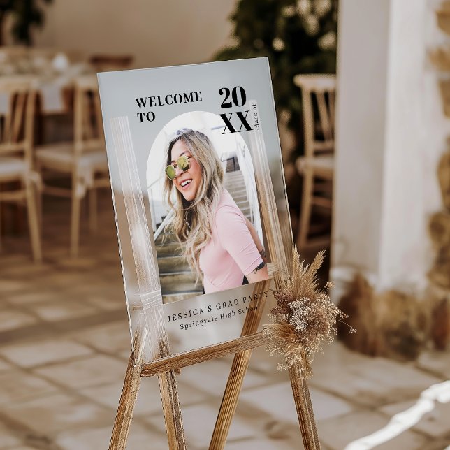 Personalized Graduation Party Acrylic Sign (Creator Uploaded)