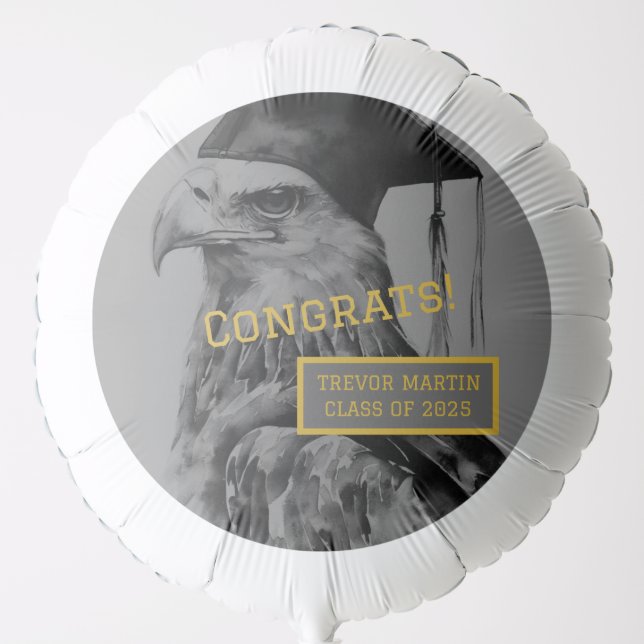 Personalized Graduation Party Balloon (Front)
