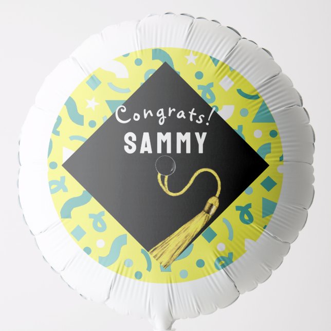 Personalized Graduation Party Balloon (Front)