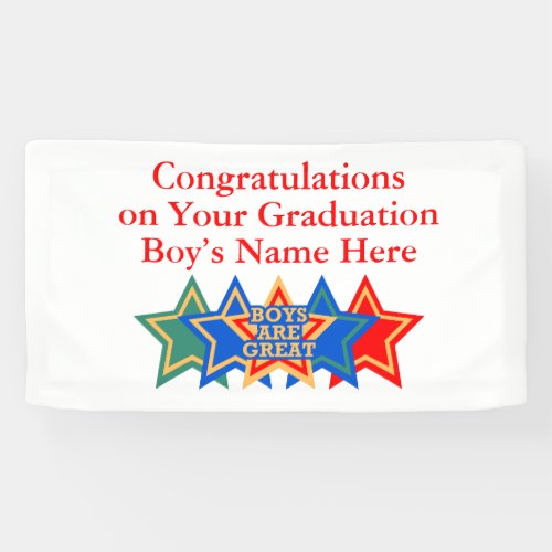 Personalized Graduation Party Banner