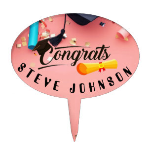 Personalized Graduation Party Cake toppers Pick