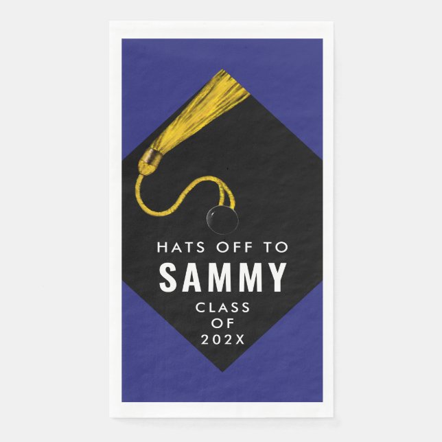 Personalized Graduation Party Napkins (Front)