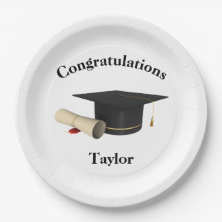 Personalized Graduation Party Paper Plate - GC