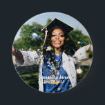 Personalized Graduation Photo and Name  Button<br><div class="desc">Personalized Graduation Photo and Name button</div>