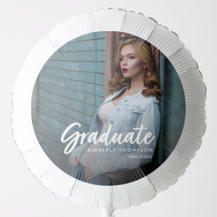 Personalized Graduation Photo Balloon Custom Decor