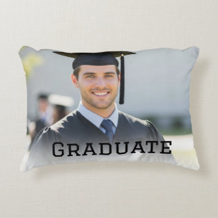 Personalized Graduation Photo Keepsake Memory Gift Accent Pillow