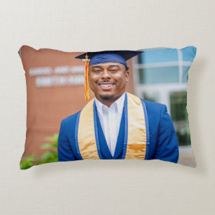 Personalized Graduation Photo Keepsake Memory Gift Accent Pillow