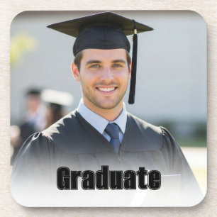 Personalized Graduation Photo Keepsake Memory Gift Beverage Coaster