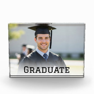 Personalized Graduation Photo Keepsake Memory Gift Block