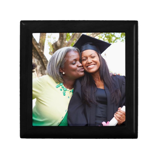 Personalized Graduation Photo Keepsake Memory Gift Box (Front)