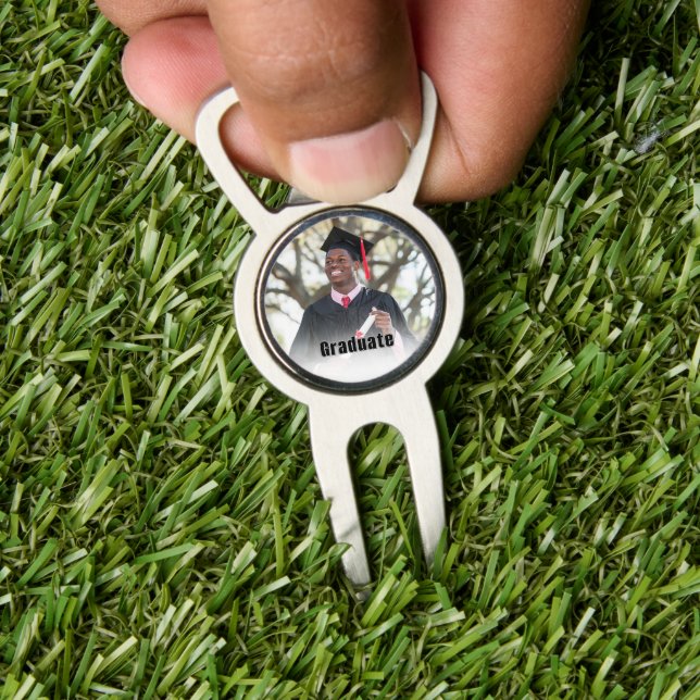 Personalized Graduation Photo Keepsake Memory Gift Divot Tool (Insitu 1)