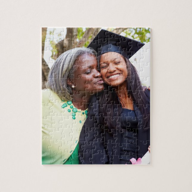 Personalized Graduation Photo Keepsake Memory Gift Jigsaw Puzzle (Vertical)