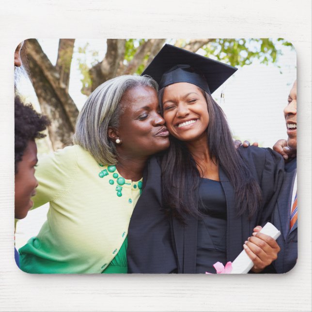 Personalized Graduation Photo Keepsake Memory Gift Mouse Pad (Front)