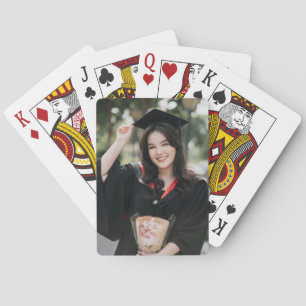 Personalized Graduation Photo Keepsake Memory Gift Poker Cards