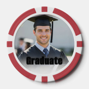 Personalized Graduation Photo Keepsake Memory Gift Poker Chips