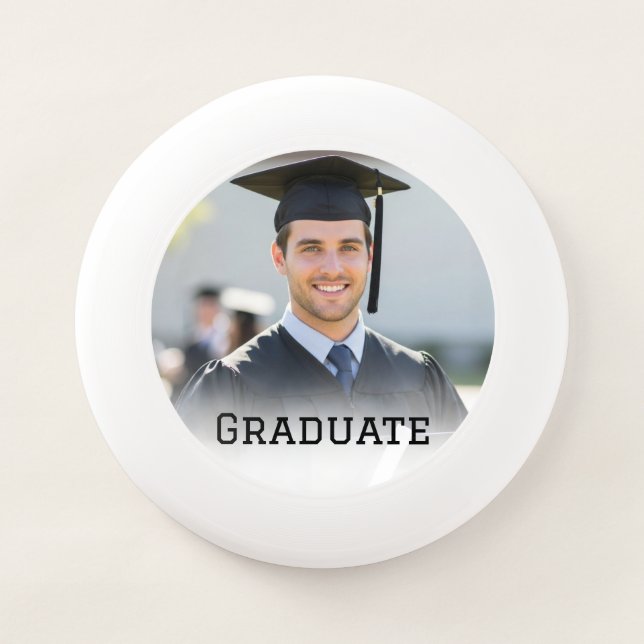 Personalized Graduation Photo Keepsake Memory Gift Wham-O Frisbee (Front)