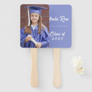 Personalized Graduation Photo with Name & Class Hand Fan