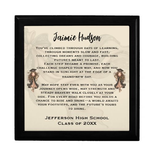 Personalized Graduation Poem  Gift Box