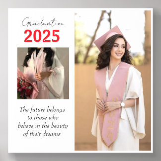 Personalized Graduation Poster Acrylic Photo Tile