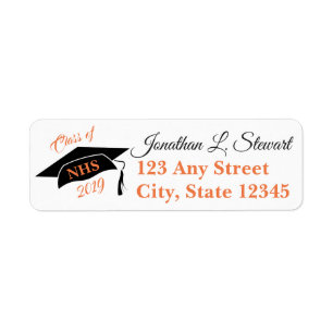 Personalized Graduation Return Address Labels